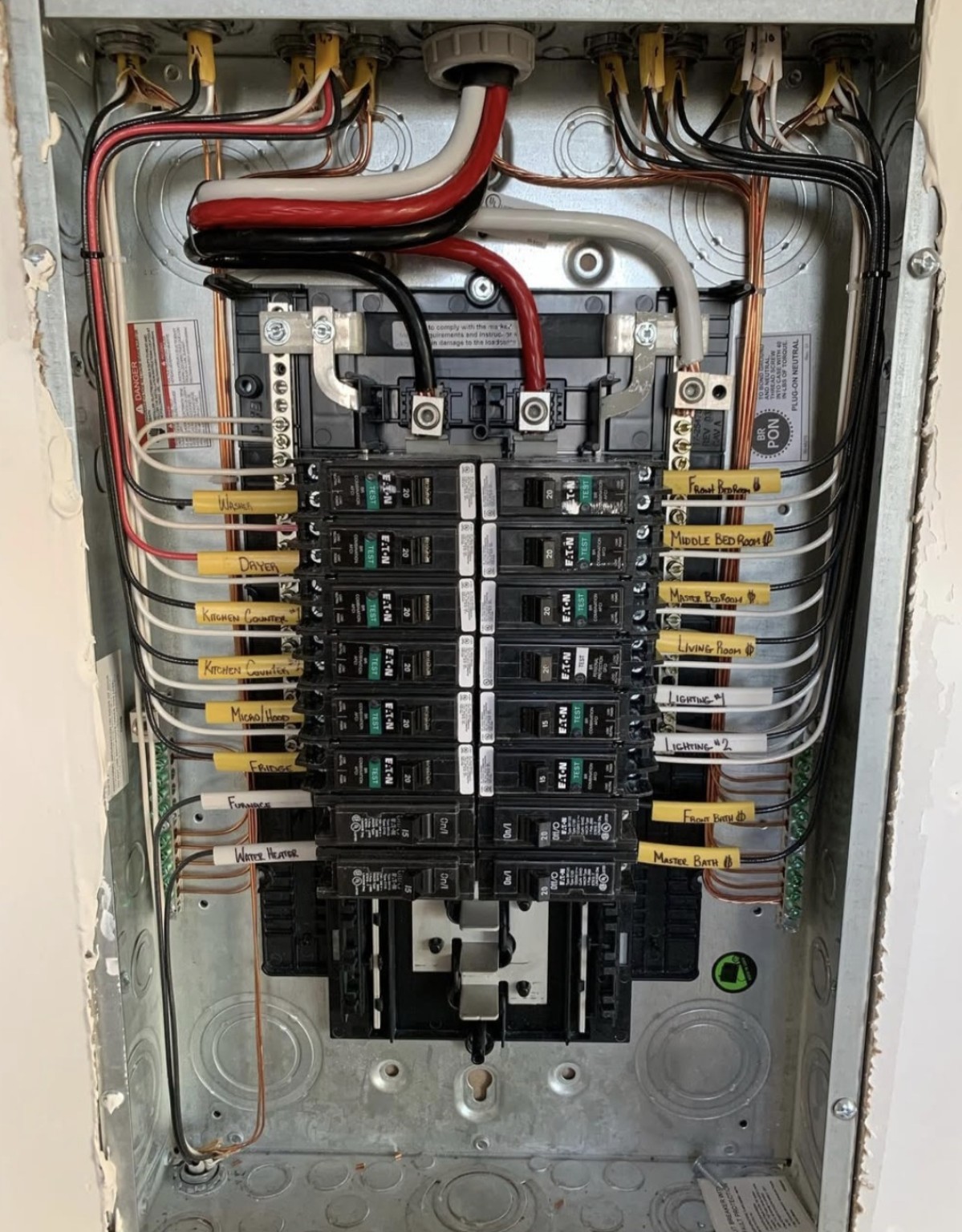 Generator inlet installation