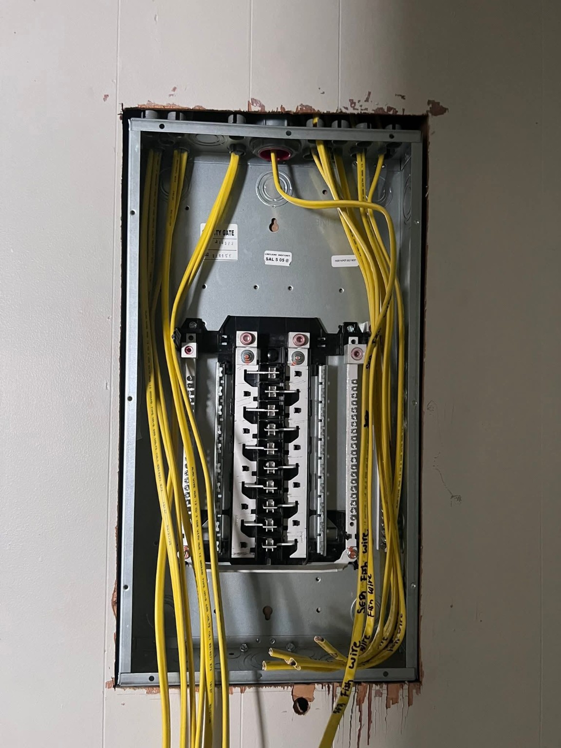 Electrical service panel upgrade