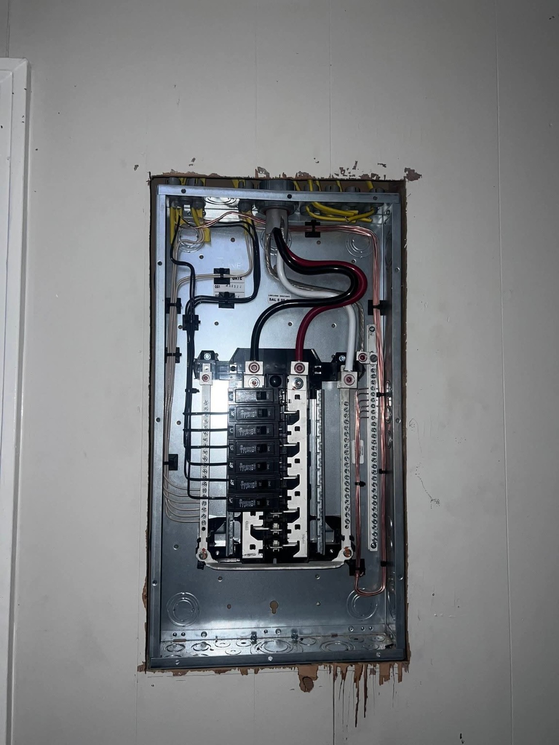 Electrical panel installation