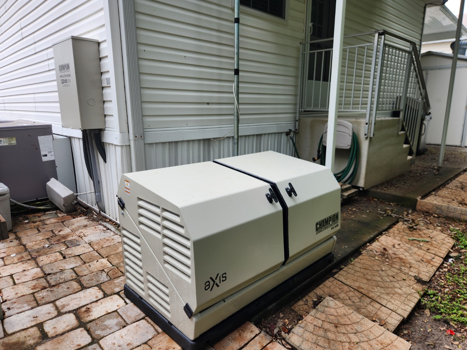 Completed standby generator project